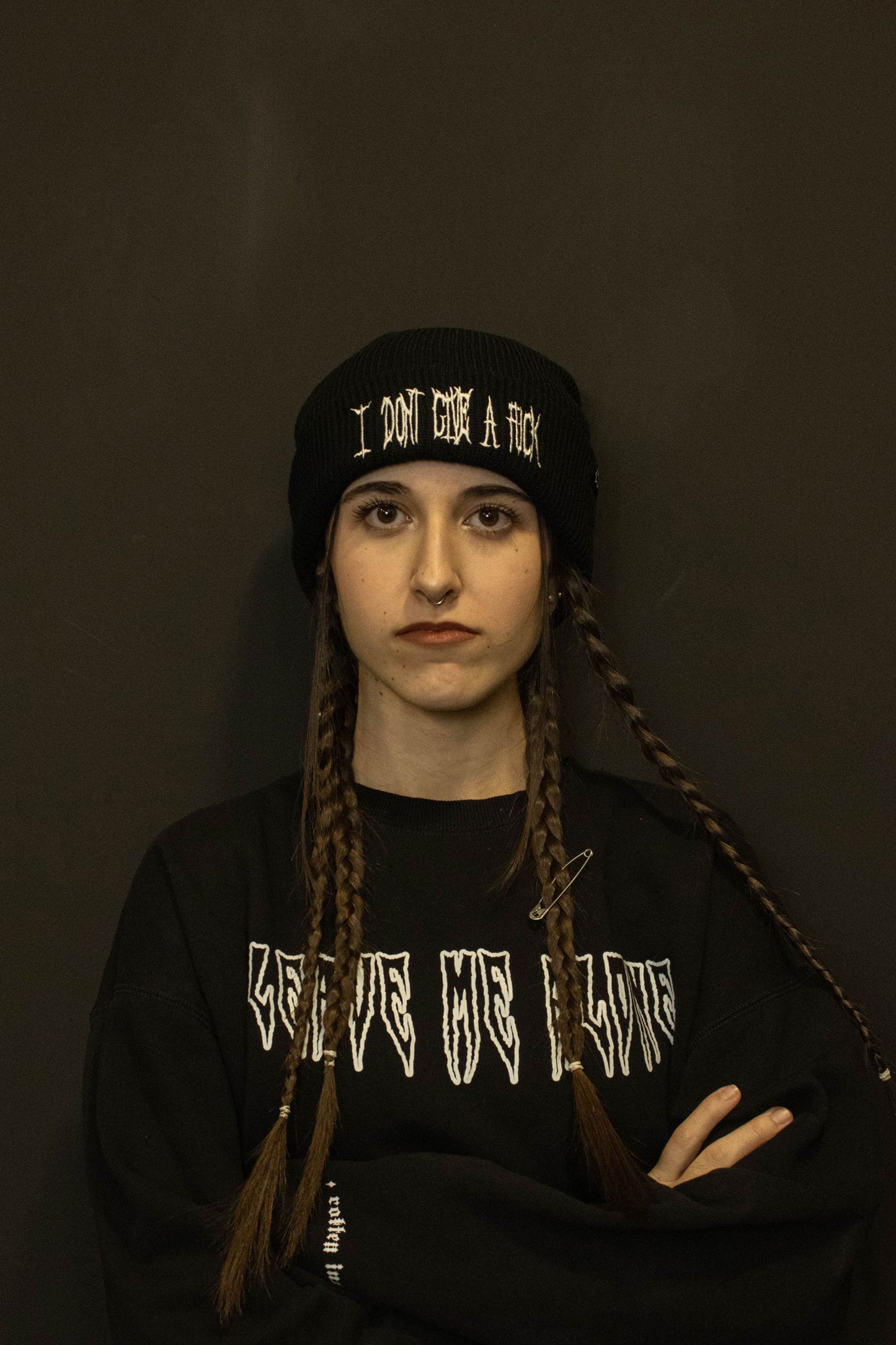 I DONT GIVE A FUCKING BEANIE