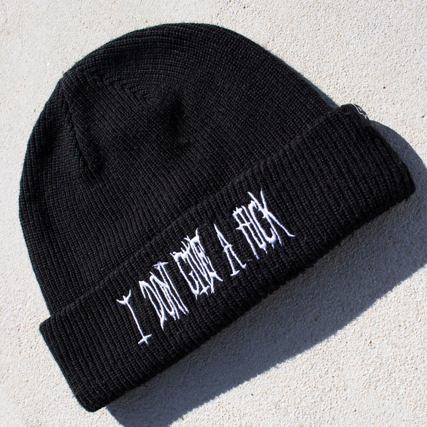 I DONT GIVE A FUCKING BEANIE